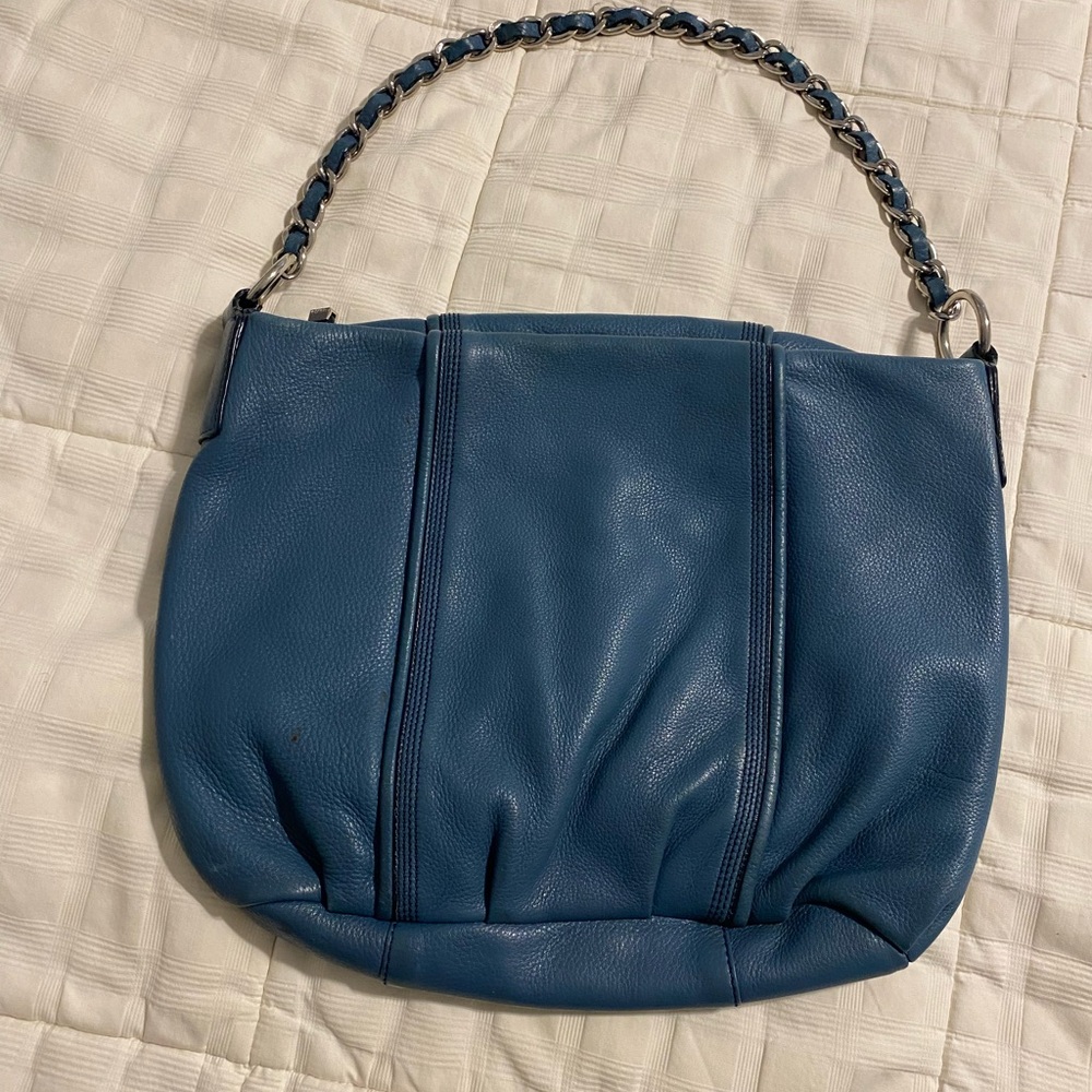 Blue Leather Calvin Klein Women's Bag
